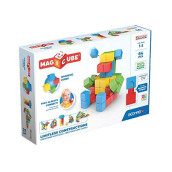 Geomag Magnetic Toys, Toddler Magnets, STEM-endorsed Educational Building Cube Set Made from Recycled Plastic, 64 Pieces, Ages 1-5