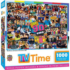 MasterPieces 1000 Piece Jigsaw Puzzle for Adults, Family, Or Kids - 90s Television Shows - 1925x2675