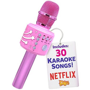 Motown Magic, Bluetooth Karaoke Microphone | Includes 30 Famous Songs |Kids Karaoke Microphone | Birthday Gift for Boys and Girls Ages 3 4 5 6 7 8+