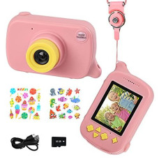 Zayyd Kids Camera Girl Toys for 3-8 Year Old Girls Children Digital Cameras Shockproof Protection Ideal Christmas Birthday Gifts for 4 5 6 7 8 9 Year Old Girl with 16GB Memory Card