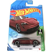 DieCast Hotwheels Porsche Taycan Turbo S - HW Green Speed 4/5 [Maroon] 208/250