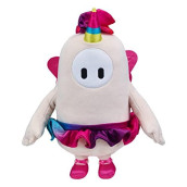 FALL gUYS Moose Toys - Fairycorn Bean Skin Official collectable 12 Super Soft cuddly Deluxe Plush Toys from The Ultimate Knockout Video game 3 characters to collect Series 1, Multicolor (62548)