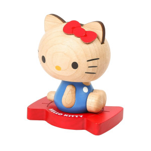 WOODERFUL LIFE Wooden Bobble Head Hello Kitty 1256188 Popular Sanrio craft gift for Family Friend to Build