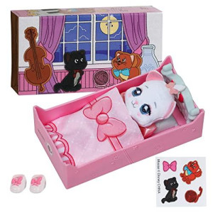 SWEET SEAMS 6" Soft Rag Doll Pack - 1pc Toy | Aristocats Marie Bedtime Playset