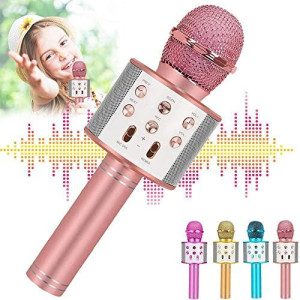 ZZLWAN Girl Toys Microphone for Kids,4 5 Year Old Girl Birthday Gifts,6 7 8 9 10 Year Old Girl Gifts Ideas,Girls Toys Age 6-8,Girl Toys Age 6-7,Girls Toys 8-10 Years Old