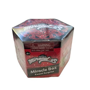 Zag Heroez Miraculous Miraculous 50500 Kwami Surprise Miracle Box Zag Heroez Blind Box - One of 6 - Wayzz, Tikki, Trixx, Plagg, Pollen, or Nooroo (Single Pack)