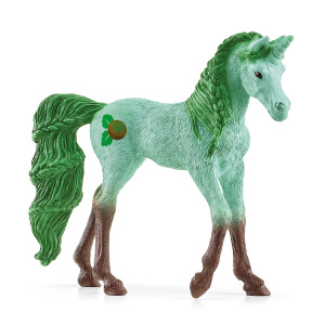 Schleich bayala, collectible Unicorn Toy Figure for girls and Boys, Mint chocolate Unicorn Figurine (Dessert Series), Ages 5