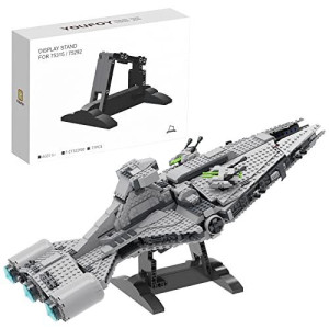 Display Stand for Lego Imperial Light Cruiser 75315, Creative Stand Building Kit, Great Gift and Movie Collectibles (77 Pieces)