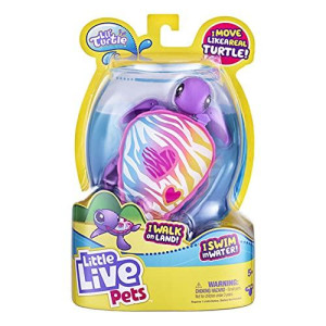 M.F. Litlle Live Pets Turtle I Walk On Land I Swim in Water 1 Toy Turtle 1 Instructional Booklet Birthday Christmas Hanukkah Gifts