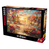 Anatolian Puzzle - Into The Sunset, 3000 Piece Jigsaw Puzzle, 4922, Multicolor, Standard