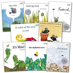 Kaplan Early Learning Leo Lionni Books - Set of 8 Imaginative Stories Providing a Lesson in Friendship and Acceptance