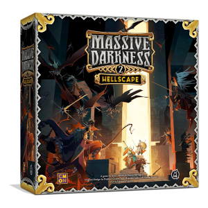cMON Massive Darkness 2 Hellscape Board game Tabletop Miniatures game cooperative Strategy game for Adults and Teens Ages 14+ 1-6 Players Average Playtime 60 Minutes Made by cMON