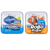 Robo Alive Electronic Interactive Fish Orange (2 Pack)