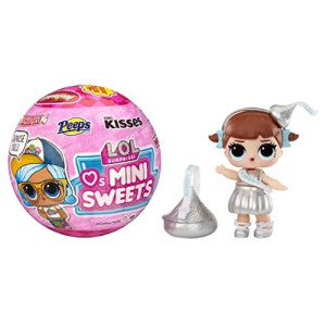 L.O.L. Surprise! Loves Mini Sweets Dolls with 8 Surprises in Paper Ball, Candy Theme, Accessories, Collectible Doll, Holiday Toy, Stocking Stuffers, Gift for Kids Girls Boys Ages 4 5 6 Years Old