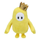 FALL gUYS Moose Toys Original Yellow Bean Skin Official collectable 8 cuddly Deluxe Plush Toy from The Ultimate Knockout Video game - 5 characters to collect Series 1g, Multicolor, (62589)