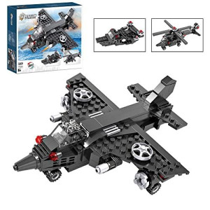 Military Fighter Jet Building Sets 3in1 Creator Helicopter Building Kit City Plane Army Warships War Airplane Building Toys 177 PCS Construction Playset STEM Toys Gift for Boys Girls Kids Aged 6-12