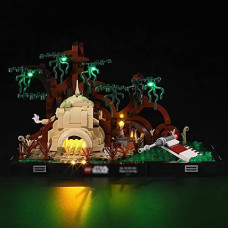 YEABRICKS LED Light Kit for Lego - Star Wars Dagobah Jedi Training Diorama Building Blocks Model, LED Light Set Compatible with 75330(Lego Set NOT Included)