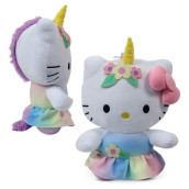 Sanrio Hello Kitty Rainbow Unicorn Stuffed Figure Animal Plush Toy