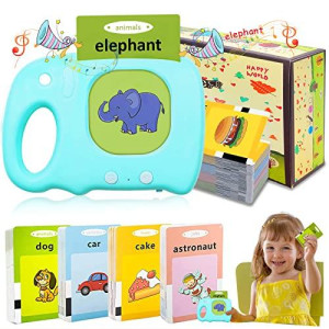 Talking Flash Cards for Toddlers 2 3 4 5 6 - Speech Therapy Toys Toddler Speech Development Toys Autism Toys Educational Learning Toys for 1 2 3 Year Old 224 Sight Words with Sound