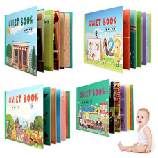 4 Packs Montessori Busy Book for Toddles 1-3, Quiet Book for Toddlers, Preschool Learning Activities Quiet Book, Montessori Toys for 3 Year Old,Busy Book for Kids,Toddler Activities Learning Toys