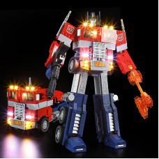 YEABRIcKS LED Light for Lego 10302 creator Expert Optimus Prime Building Blocks Model (Lego Set NOT Included)