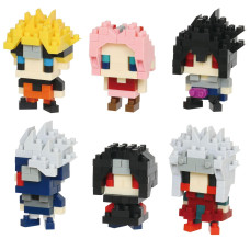 nanoblock - Naruto Shippuden - Naruto Shippuden (Blind Box complete Set), mininano Series Building Kit