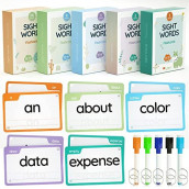 WJPC 300 Cards, 580PCS High Frequency Sight Words Flash Cards for (Pre-K Pre-Kindergarten, Kindergarten, 1st, 2nd, 3rd Grade, First Second Third Grade 3,4,5,6,7,8,9 Years Ages Kids Boys Girls