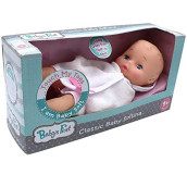 Goldberger Babys First Bathtime with Softina White Toy Doll, Plastic, Washable Surface, 'Life-Like' Feel, For Ages 1+