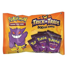 Pokemon Trick or Trade Booster Bundle 40 Packs with Sock My World Sticker