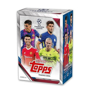 Topps Heritage 2021-22 Topps UEFA Champions League Soccer Blaster Box - 42 Cards Per Box