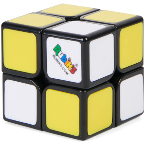 Rubiks Apprentice 2x2 Beginner cube 3D Puzzle game Stress Relief Fidget Toy Easy Activity cube Travel game gift Idea for Adults & Kids Ages 7 and up