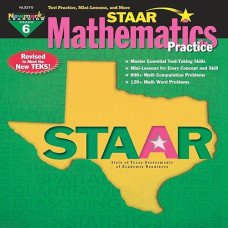 Staar Mathematics Practice I For Children In Grade 6 I All-Inclusive Workbook For Staar Prep I Mini-Lessons, Practice Pages, Assessments, & Practice Tests