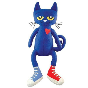 Merrymakers Pete The Cat Plush Doll, 14.5-Inch , Blue