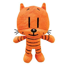 Merrymakers Dog Mans Lil Petey Plush Toy, 65-Inch, From Dav Pilkeys Dog Man Book Series, Orange