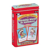 Super Duper Publications | Auditory Memory For Rhyming Words In Sentences Fun Deck | Phonemic Awareness And Listening Skills Flash Cards | Educational Learning Materials For Children