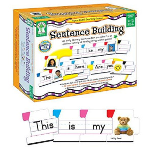 Key Education Sentence Building For Kids-Sight Word Builder For Early Reading, Speech, Writing, Language, Literacy Resource For Kindergarten-2Nd Grade