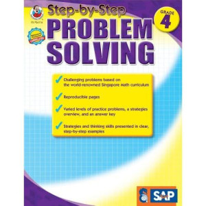 this problem-solving workbook provides step-by-step instruction for teachers and parents to utilize