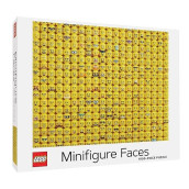 Lego Minifigure Faces 1000-Piece Jigsaw Puzzle