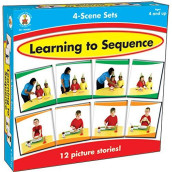 Carson-Dellosa Learning To Sequence 4-Scene Educational Board Game