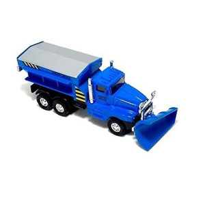 Playmaker Toys Diecast Show Plow Trucks (Blue)