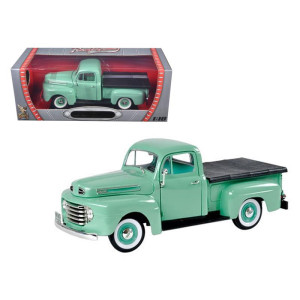 1948 Ford F1 Pickup Truck green 118 Diecast Model car by Road Signature