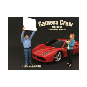 camera crew Figure II crew Holding Reflector For 1:18 Scale Models by American Diorama