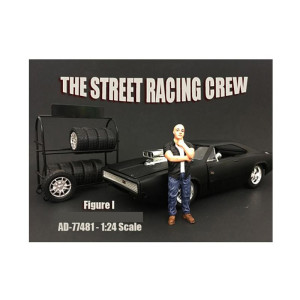 The Street Racing crew Figure I For 1:24 Scale Models by American Diorama