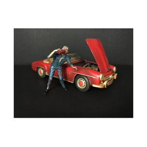 Zombie Mechanic Figurine III for 124 Scale Models by American Diorama