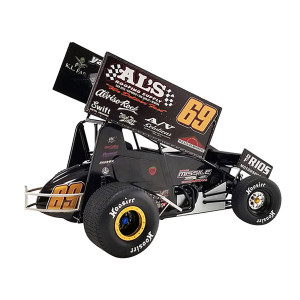 Winged Sprint car 69 Bud Kaeding Als Roofing Supplies Kaeding Performance World of Outlaws (2022) 118 Diecast Model car by AcME