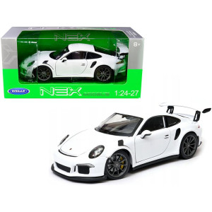 Porsche 911 gT3 RS White 124-127 Diecast Model car by Welly