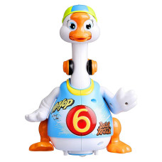 Dancing Hip Hop goose Development Musical Toy (Blue)