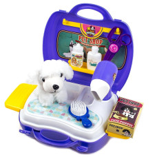 Portable Puppy Dog carrier Play Set