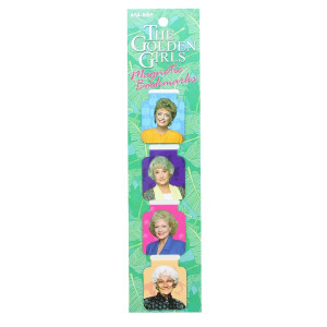 The golden girls Magnetic Page-Top Bookmarks - Set of 4