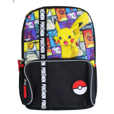 Pokemon Pikachu & Pokeball 16 Inch Kids Backpack